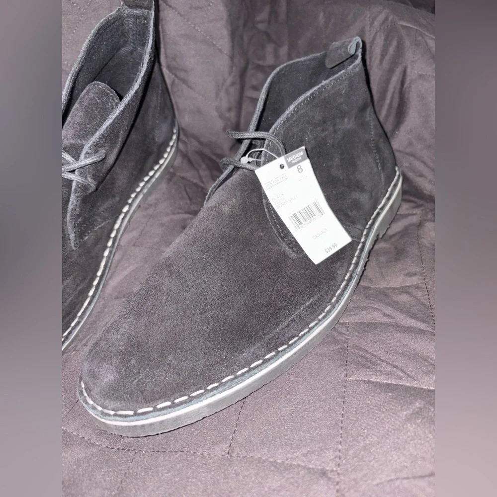 Route 66 Black Chukka Boots with Elegant Design